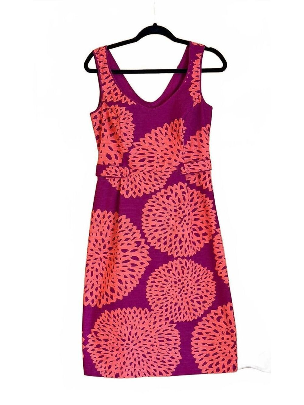 Boden Sleeveless V-Neck Floral Print Dress